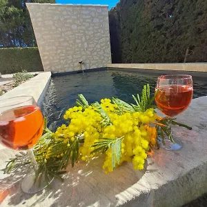  Vakantiehuis La Maison De Manon, 4-5personnes, 75m2, Centre Village Avec Piscine Privee Frankrijk